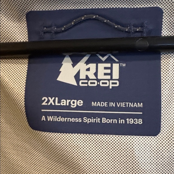 REI Rainer blue raincoat - Picture 3 of 4